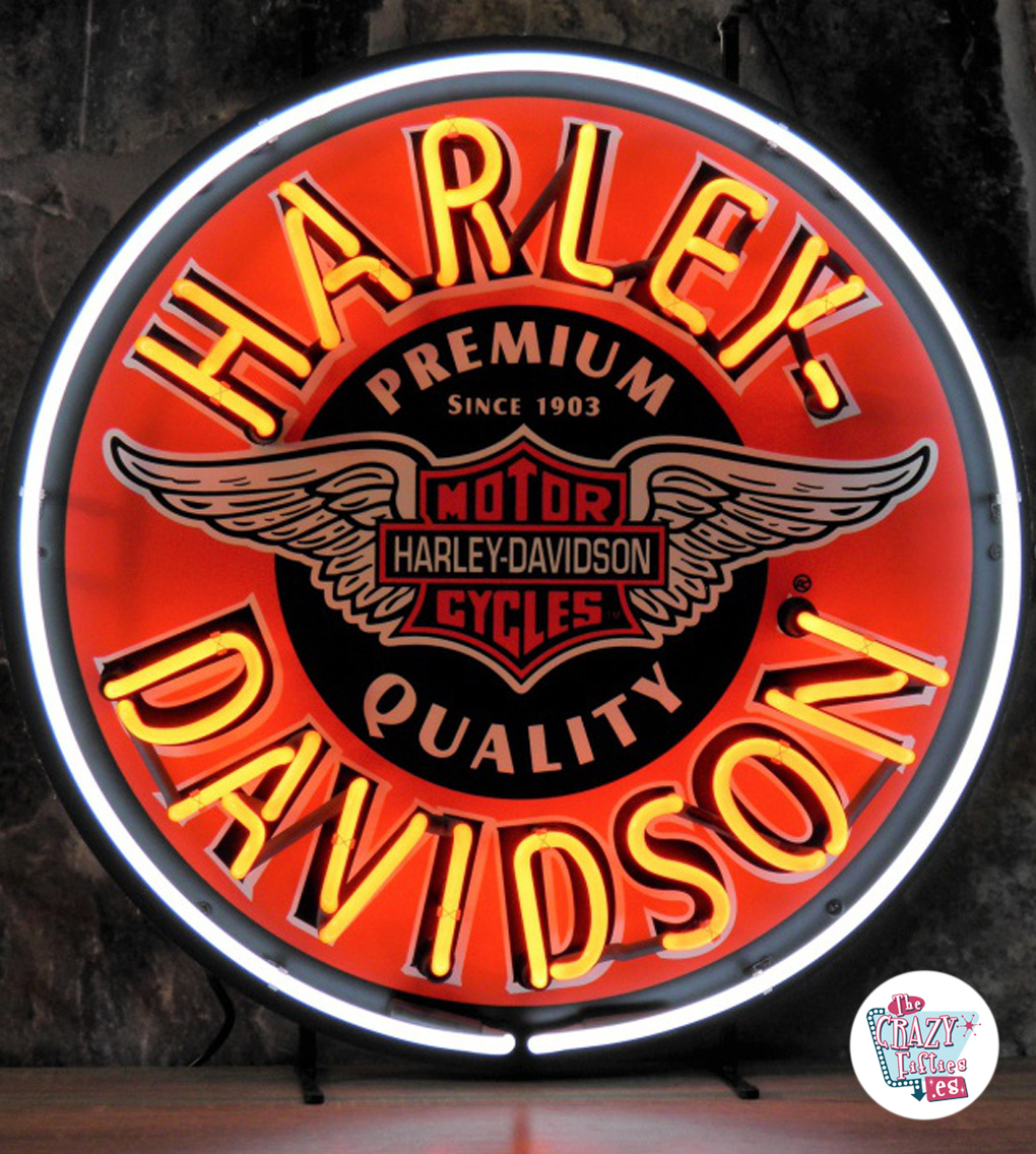 Neon Harley-Davidson Circle poster for € 569
